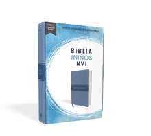 Cargar imagen en el visor de la galería, Biblia para niños NVI - Imitación piel azul
