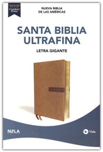 Cargar imagen en el visor de la galería, Biblia Ultrafina Letra Gigante Beige NBLA
