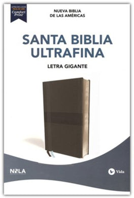 Biblia Ultrafina Letra Gigante Negra NBLA