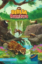 Cargar imagen en el visor de la galería, Biblia Aventura para niños NBLA - Imitación piel Azul
