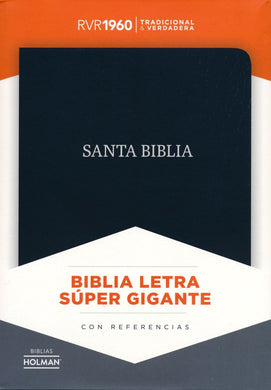 Biblia RVR60 Letra Súper Gigante Negra