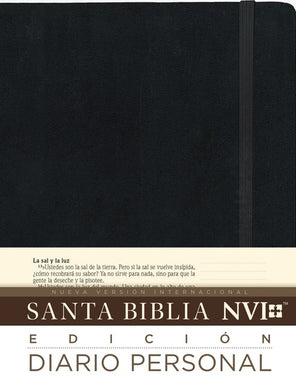 Santa Biblia NVI Edición Diario Personal Negro | Biblias en Colombia | Editorial Vida