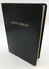 Cargar imagen en el visor de la galería, Biblia RVR60 Letra Grande Tamaño Manual Imitación Piel Negra
