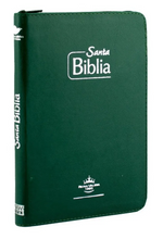 Cargar imagen en el visor de la galería, Biblia Ultrafina verde con Cierre RVR60
